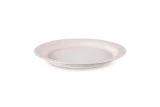 Тарелка обеденная Le Creuset 27,3 см, каменная керамика, shell pink, розовая — фото 1