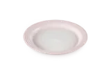 Тарелка обеденная Le Creuset 27,3 см, каменная керамика, shell pink, розовая — фото 2