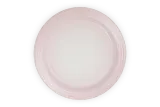 Тарелка обеденная Le Creuset 27,3 см, каменная керамика, shell pink, розовая — фото 3