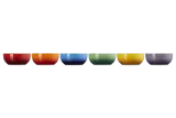 Миски для мюсли Le Creuset Coupe Rainbow из каменной керамики, набор 6 шт, разноцветные — фото 2
