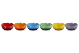 Миски для мюсли Le Creuset Coupe Rainbow из каменной керамики, набор 6 шт, разноцветные — фото 5