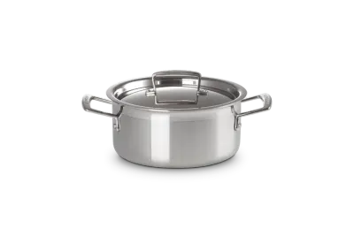 Кастрюля Le Creuset 3-ply из нержавеющей стали 20 см, 3 л, с крышкой