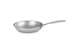 Сковорода Le Creuset 3-ply 20 см, нержавеющая сталь без антипригарного покрытия, для индукционных плит, серебристая — фото 1