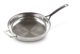Сковорода Le Creuset 3-ply 28 см без покрытия с дополнительной ручкой, нержавеющая сталь, для индукции — фото 2