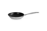 Сковорода Le Creuset 3-ply Plus Signature 20 см, нержавеющая сталь, антипригарная, для индукции, серебристая — фото 5