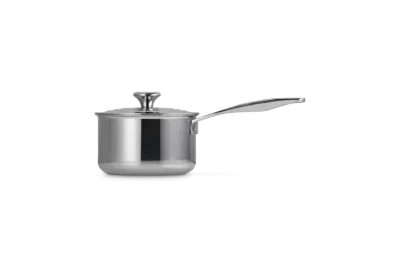 Сотейник Le Creuset 3-ply Plus Signature с крышкой 16 см, 1,9 л, нержавеющая сталь