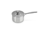 Сотейник Le Creuset 3-ply Plus Signature с крышкой 16 см, 1,9 л, нержавеющая сталь — фото 4