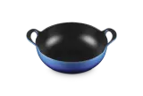 Чугунное блюдо Le Creuset Balti Dish 24 см, 2,7 л, эмалированное, для индукции, газа и духовки, цвет azure — фото 3
