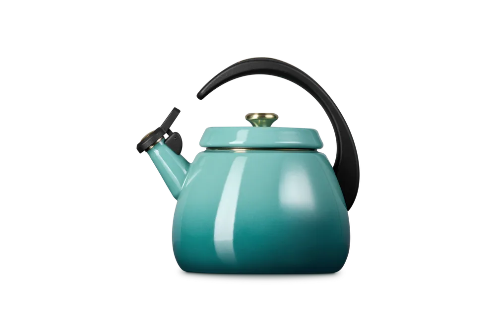 Чайник Le Creuset Cloche 2,1 л из эмалированной стали, цвет Bleu Riviera, для индукционных плит