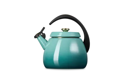 Чайник Le Creuset Cloche 2,1 л из эмалированной стали, цвет Bleu Riviera, для индукционных плит