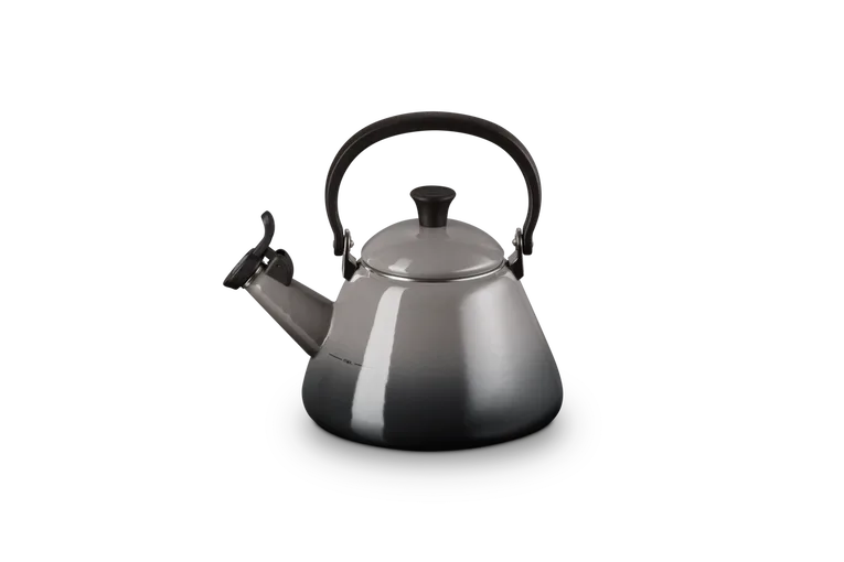 Чайник Le Creuset Kone 1,6 л Flint, серый, эмалированная сталь, со свистком