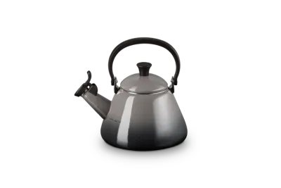 Чайник Le Creuset Kone 1,6 л Flint, серый, эмалированная сталь, со свистком