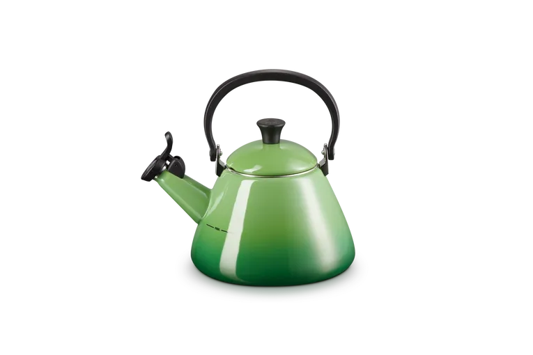 Чайник Le Creuset Kone 1,6 л Green Bamboo, зелёный, эмалированная сталь, со свистком