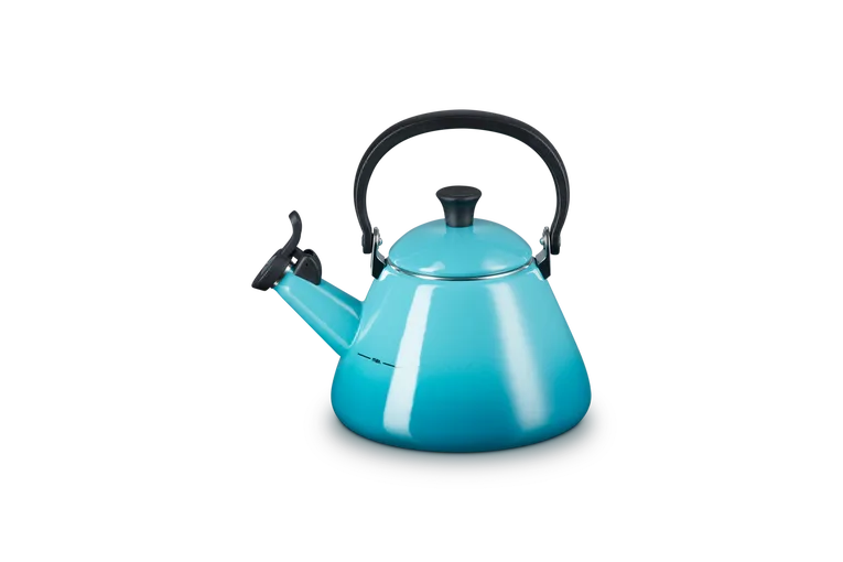 Чайник Le Creuset Kone 1,6 л, карибский синий, эмалированная сталь, со свистком