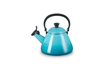 Чайник Le Creuset Kone 1,6 л, карибский синий, эмалированная сталь, со свистком
