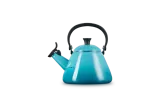 Чайник Le Creuset Kone 1,6 л, карибский синий, эмалированная сталь, со свистком — фото 3