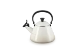 Чайник Le Creuset Kone 1,6 л Meringue, эмалированная сталь, свисток, складная ручка — фото 1