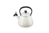 Чайник Le Creuset Kone 1,6 л Meringue, эмалированная сталь, свисток, складная ручка — фото 2