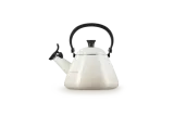 Чайник Le Creuset Kone 1,6 л Meringue, эмалированная сталь, свисток, складная ручка — фото 3