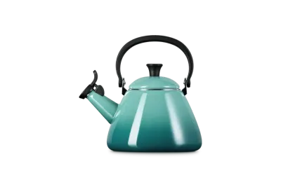 Чайник Le Creuset Kone 1,6 л Bleu Riviera, синий, эмалированная сталь, свисток