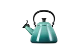 Чайник Le Creuset Kone 1,6 л Bleu Riviera, синий, эмалированная сталь, свисток — фото 1