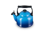 Чайник со свистком Le Creuset традиционный 2,1 л, эмалированная сталь, цвет Azure — фото 3