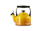 Чайник со свистком Le Creuset традиционный 2,1 л, эмалированная сталь, жёлтый Nectar — фото 3