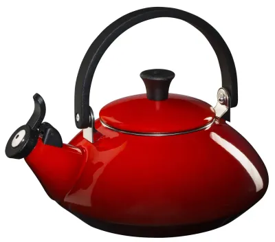 Вишнёвый чайник Le Creuset Zen 1,5 л, эмалированная углеродистая сталь, для разных плит