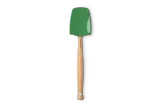 Большая ложка Le Creuset Craft bamboo green 28 x 7 x 2 см, силикон и дерево, зелёная — фото 1