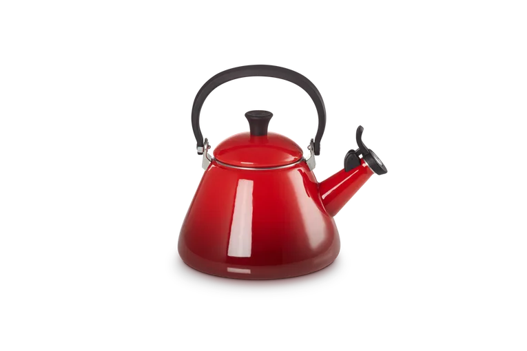 Чайник со свистком Le Creuset Kone 1,6 л, эмалированная сталь, вишнёвый