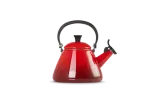 Чайник со свистком Le Creuset Kone 1,6 л, эмалированная сталь, вишнёвый — фото 3