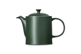 Большой кувшин-чайник Le Creuset из каменной керамики с крышкой, зелёный Forêt — фото 1
