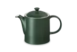Большой кувшин-чайник Le Creuset из каменной керамики с крышкой, зелёный Forêt — фото 2