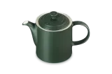 Большой кувшин-чайник Le Creuset из каменной керамики с крышкой, зелёный Forêt — фото 3