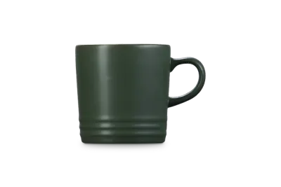 Кружка Le Creuset большая, каменная керамика, 350 мл, зелёная Forêt