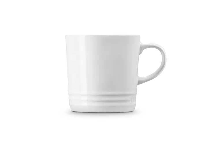 Кружка Le Creuset большая, каменная керамика, 350 мл, белая
