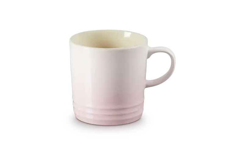 Кружка Le Creuset большая, каменная керамика, 350 мл, розовая Shell Pink