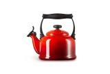 Чайник со свистком Le Creuset традиционный 2,1 л, эмалированная сталь, вишнёвый — фото 3