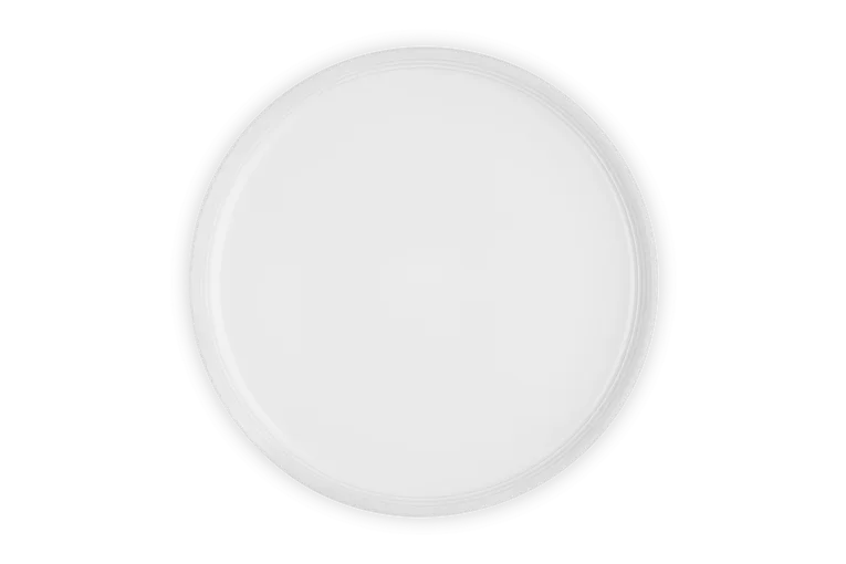 Тарелка Le Creuset Coupe 27 см большая, каменная керамика, белая