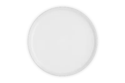 Тарелка Le Creuset Coupe 27 см большая, каменная керамика, белая
