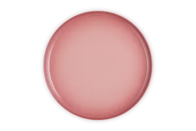 Тарелка большая Le Creuset Coupe 27 см, каменная керамика, Rose quartz, розовая