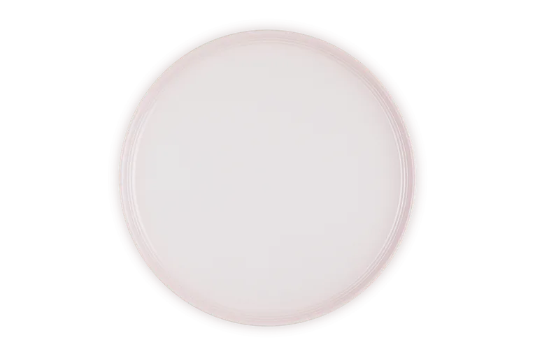 Тарелка большая Le Creuset Coupe 27 см, каменная керамика, shell pink, розовая