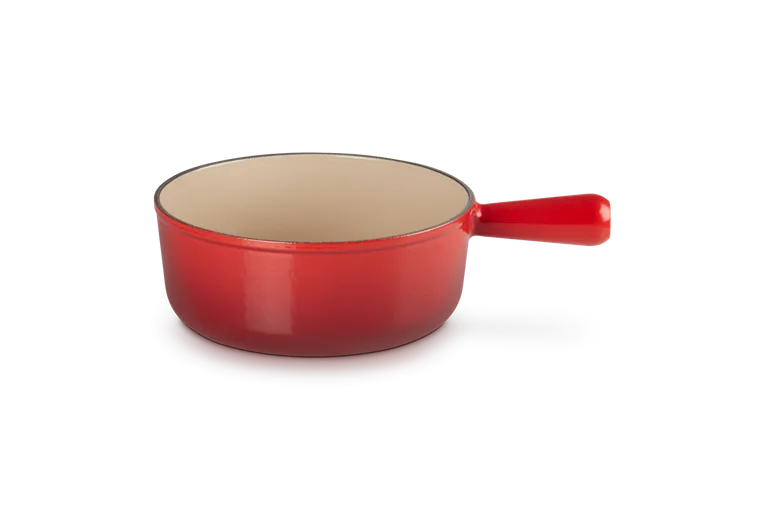 Кокелон для фондю Le Creuset чугунный эмалированный 22 см, 2,6 л, вишнёвый