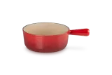 Кокелон для фондю Le Creuset чугунный эмалированный 22 см, 2,6 л, вишнёвый — фото 1