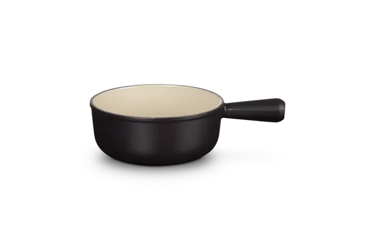 Горшок для фондю Le Creuset caquelon чугунный эмалированный 20 см, матовый чёрный