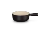 Горшок для фондю Le Creuset caquelon чугунный эмалированный 20 см, матовый чёрный — фото 1