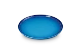 Тарелка большая Coupe Le Creuset 27 см, каменная керамика, azure, голубая — фото 3