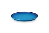 Тарелка большая Coupe Le Creuset 27 см, каменная керамика, azure, голубая — фото 4
