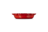 Форма для пирога Le Creuset 23 см из каменной керамики, 1,2 л, волнистый борт, вишнёвая — фото 3