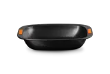 Форма для выпечки и запекания Le Creuset 33 см, высокие бортики, углеродистая сталь, силиконовые ручки, черная — фото 3